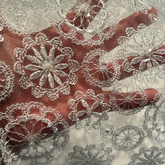 David’s Bridal Dress size 16 Tea Length white - Picture 13 of 15